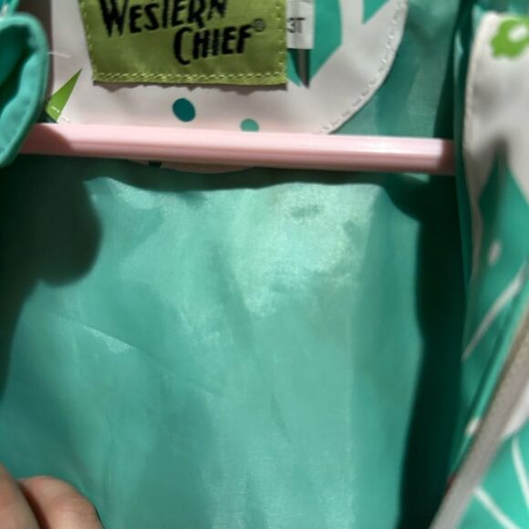 NWOT Western Chief Floral Hooded Raincoat Sise 3T - Picture 10 of 10